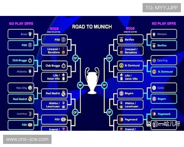 欧冠16强战全部结束：八强名单出炉，英超占据三席